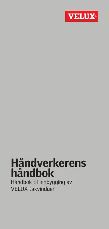 Håndverkerens håndbok - Velux