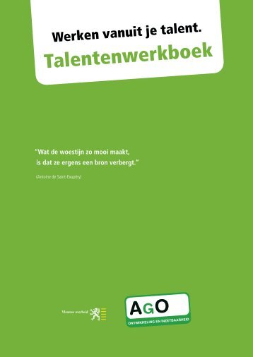 Talentenwerkboek - Bestuurszaken