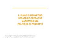 il piano di marketing strategie operative marketing mix