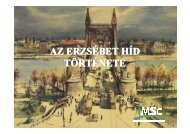 AZ ERZSÃBET HÃD TÃRTÃNETE - Hidak Ã©s Szerkezetek TanszÃ©ke