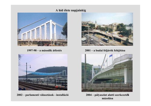AZ ERZSÃBET HÃD TÃRTÃNETE - Hidak Ã©s Szerkezetek TanszÃ©ke