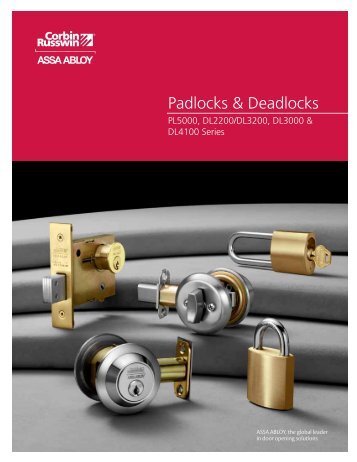 Padlocks & Deadlocks - Corbin Russwin