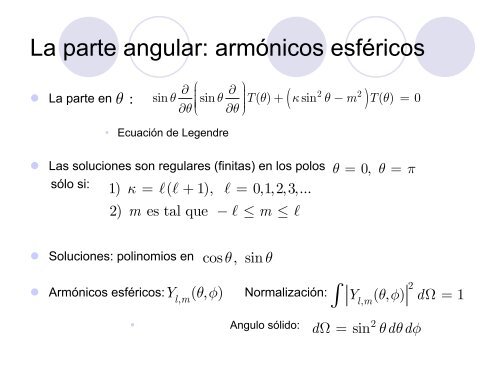 Presentacion en clase - Departamento de Física - Universidad ...