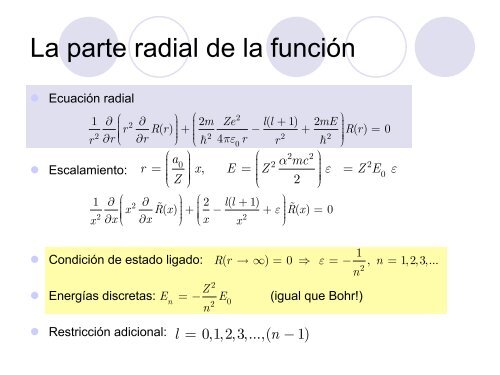 Presentacion en clase - Departamento de Física - Universidad ...