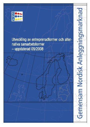 Utveckling av entreprenadformer och alternativa ... - Statens vegvesen