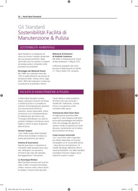 Soluzioni per hotel - Ideal Standard