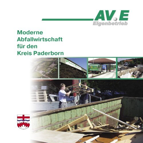 Moderne Abfallwirtschaft für den Kreis Paderborn - AV.E