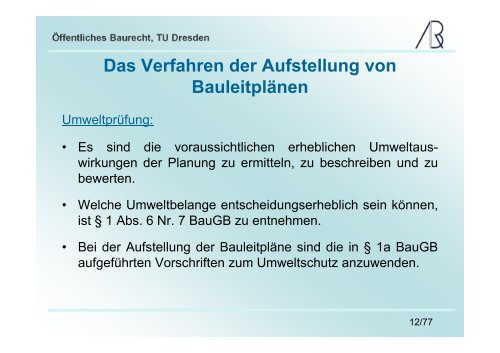 Die Bauleitplanung - Prof-rauch-tu-dresden.de