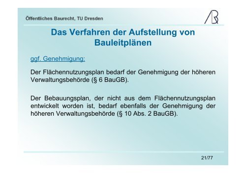 Die Bauleitplanung - Prof-rauch-tu-dresden.de