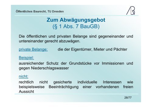 Die Bauleitplanung - Prof-rauch-tu-dresden.de