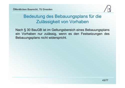 Die Bauleitplanung - Prof-rauch-tu-dresden.de