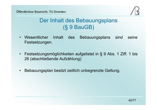 Die Bauleitplanung - Prof-rauch-tu-dresden.de