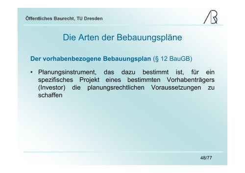 Die Bauleitplanung - Prof-rauch-tu-dresden.de