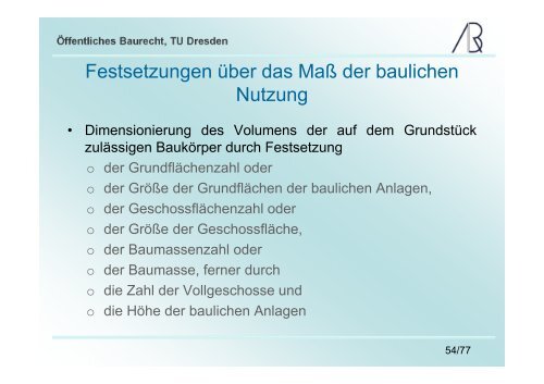 Die Bauleitplanung - Prof-rauch-tu-dresden.de