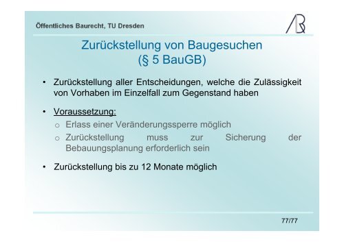 Die Bauleitplanung - Prof-rauch-tu-dresden.de