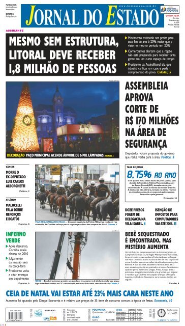 inflação de curitiba em 2009 é a menor nos últimos  - Bem Paraná