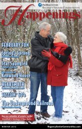 New Berlin Issue - Regency Senior Communities