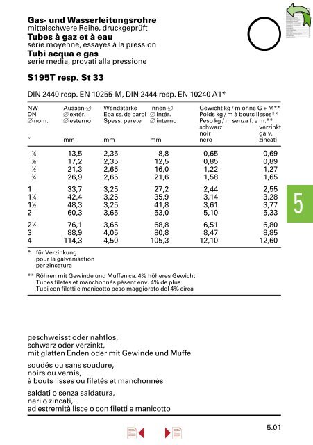 Lieferprogramm â Stahl/Metall â - Stahltechnik