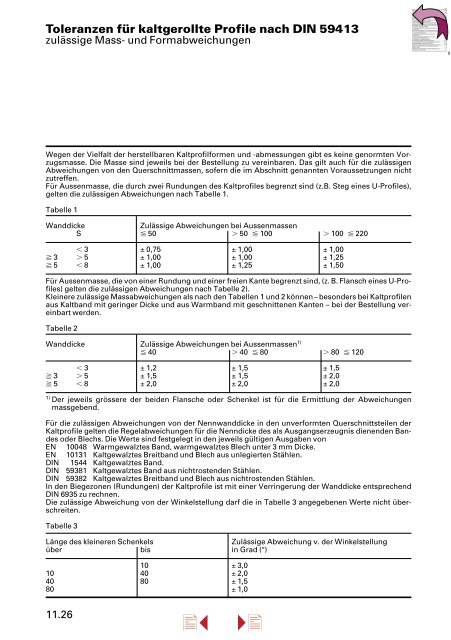 Lieferprogramm â Stahl/Metall â - Stahltechnik