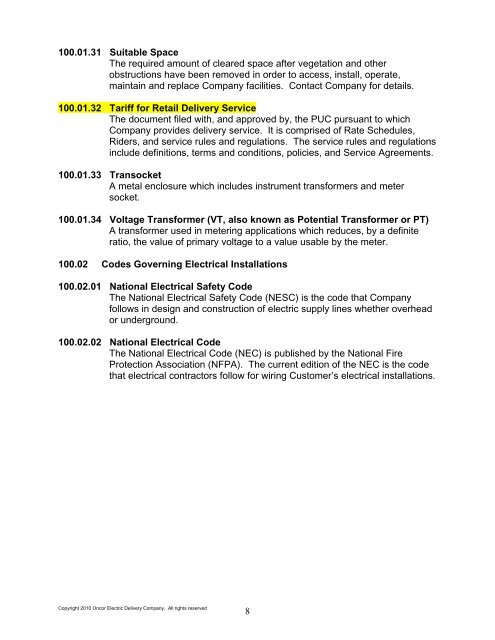 Bid Package 08 North Well Field - Garney Construction