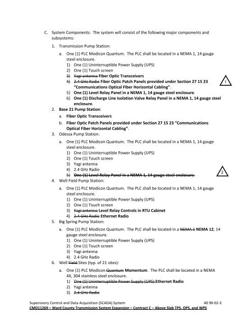 Bid Package 08 North Well Field - Garney Construction