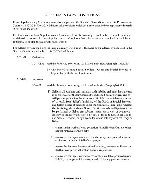 Bid Package 08 North Well Field - Garney Construction