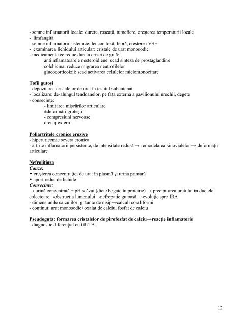 Curs 12 â Fiziopatolologia metabolismului proteic - OvidiusMD