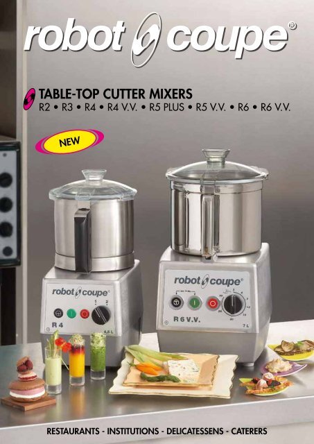 TABLE-TOP CUTTER MIXERS