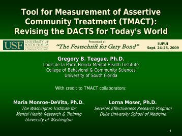 Tool for Measurement of Assertive Community Treatment (TMACT ...