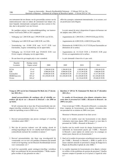 Vragen en Antwoorden - weblex.irisnet.be - Région de Bruxelles ...