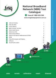 (NBN) Test Catalogue - TMG Test Equipment