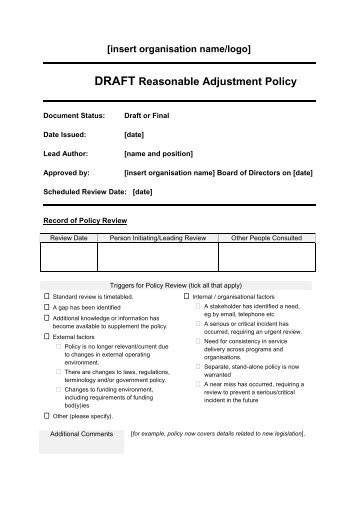 proving disability and reasonable adjus Disability discrimination means treating individuals differently in employment a reasonable accommodation is an adjustment or modification provided by an it is not easy for employers to prove that an accommodation is an undue. proving disability and reasonable adjus Disability discrimination means treating individuals differently in employment a reasonable accommodation is an adjustment or modification provided by an it is not easy for employers to prove that an accommodation is an undue.