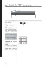 6 • 2 ALUMINIUM BED lacquered (Designer Bruno ... - Hub Furniture