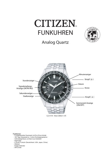 Citizen Quartz Citizen Uhr Einstellen Citizen Eco Drive Einstellen