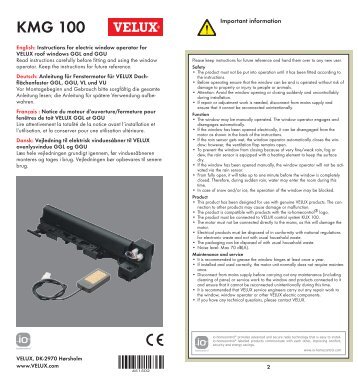 KMG 100 - Velux