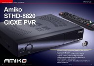 amiko sTHD-8820 CICXe pVR - TELE-satellite International Magazine