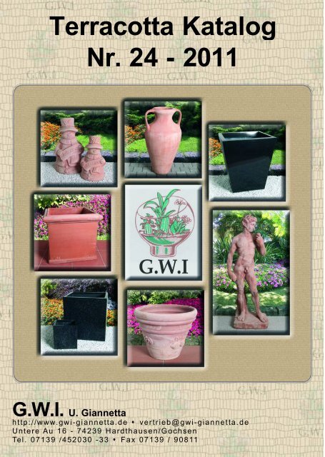 Terracotta Katalog Nr. 24 - 2011 - GWI Giannetta