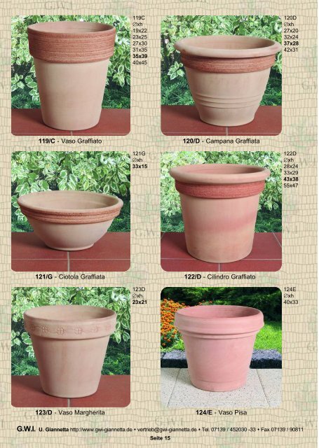 Terracotta Katalog Nr. 24 - 2011 - GWI Giannetta