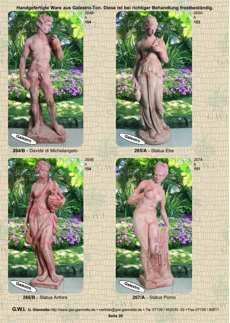 Terracotta Katalog Nr. 24 - 2011 - GWI Giannetta