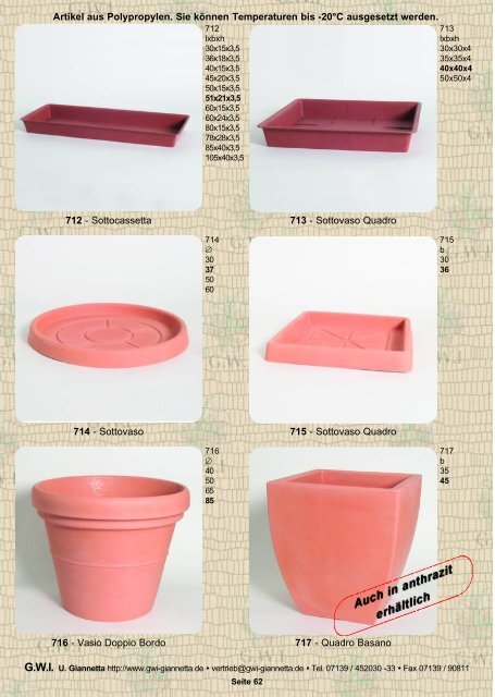 Terracotta Katalog Nr. 24 - 2011 - GWI Giannetta