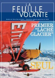 Edition complÃ¨te - Aeroclub de GenÃ¨ve