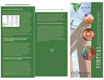 Brochure 8 - the Virginia Modeling, Analysis and Simulation Center