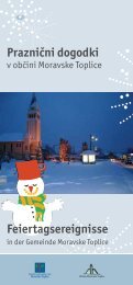 Praznični dogodki Feiertagsereignisse - TIC Moravske Toplice