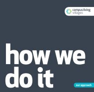 CLV UK Operational Brochure - How We Do It - Campus Living ...