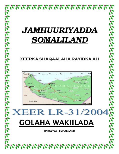 Xeerka Shaqaalaha Rayidka Ah From Wakiilo Somaliland Law xeerka-shaqaalaha-rayidka-ah-from-wakiilo-somaliland-law