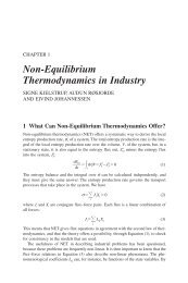 Non-Equilibrium Thermodynamics in Industry