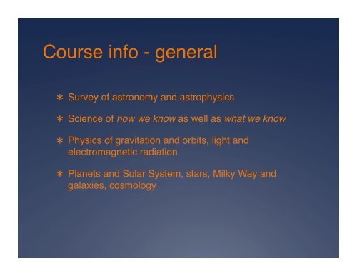 AST 1002 Discovering the Universe - Astronomy