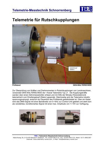 Telemetrie fÃ¼r Rutschkupplungen - TMS Â· Telemetrie-Messtechnik ...