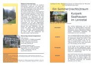 Kurpark Saalhausen - Kreisheimatbund Olpe