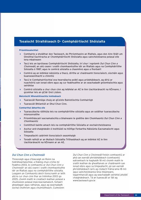 strategy statement - Department of Taoiseach